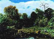 William-Adolphe Bouguereau River landscape oil painting reproduction